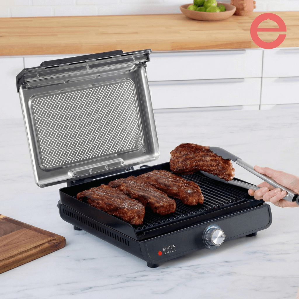 Super Grill Compacto Sem Fumaça - Bivolt